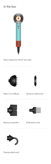 Dyson Supersonic Nural 1600W Azul y Naranja