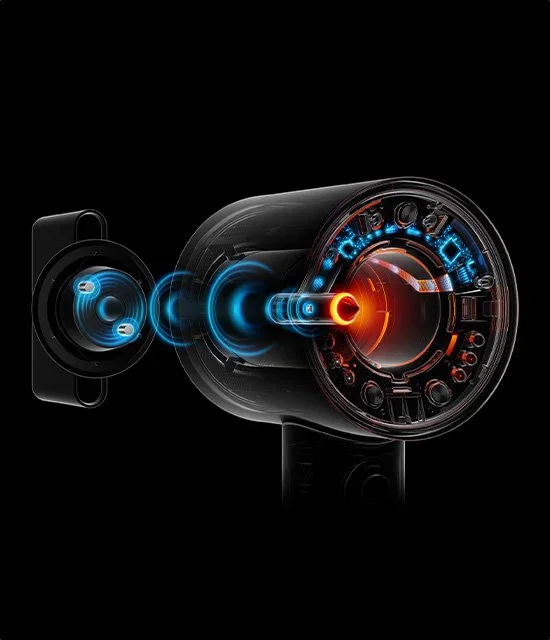 Dyson Supersonic Nural 1600W Azul y Naranja