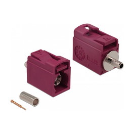 DeLOCK 89710 Conector coaxial FAKRA L para crimpar