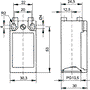 POKÓJ Interruptor de fin de carrera NO + NC 10A 400VAC PG13,5