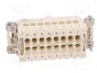 HARTING Han® High Temp 16E-s Male Conector HDC de 16 pines