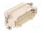 HARTING Han® High Temp 16E-s Male Conector HDC de 16 pines