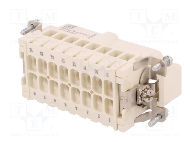 HARTING Han® High Temp 16E-s Male Conector HDC de 16 pines HARTING Han® High Temp 16E-s Male Conector HDC de 16 pines