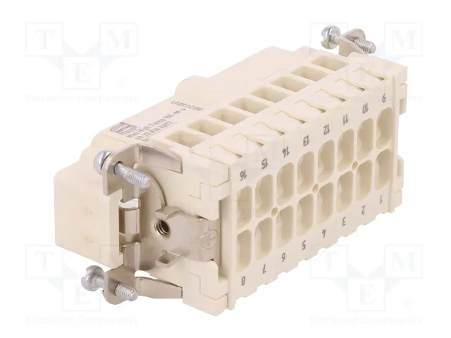 HARTING Han® High Temp 16E-s Male Conector HDC de 16 pines HARTING Han® High Temp 16E-s Male Conector HDC de 16 pines