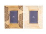 Giftdecor Portafotos Hamsa para Foto 10x15 cm, Surtido de Colores, Diseño de Mano, Madera y Vidrio, Dimensiones 20x25x1.5 cm (Set de 6)