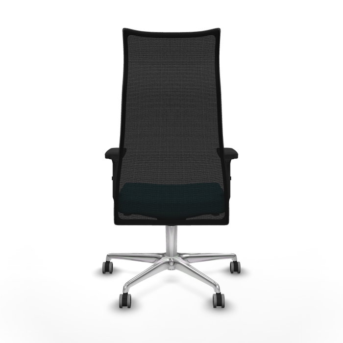 PIQUERAS Y CRESPO Sillón Albacete Turquesa/Negro con Mecanismo Sincro y Base de Aluminio PIQUERAS Y CRESPO Sillón Albacete Turquesa/Negro con Mecanismo Sincro y Base de Aluminio