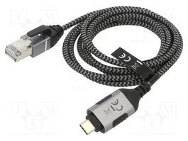 GOOBAY Cable USB 3.1 a RJ45 Cat 6 Slim 1,5m