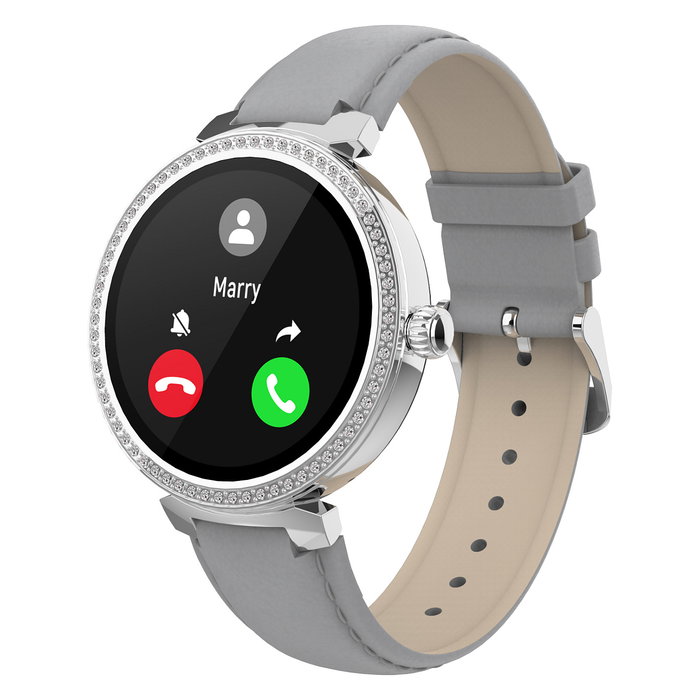 Denver Smartwatch SWC-342 Reloj Inteligente Pantalla Táctil Monitor de Frecuencia Cardíaca Plata Gris