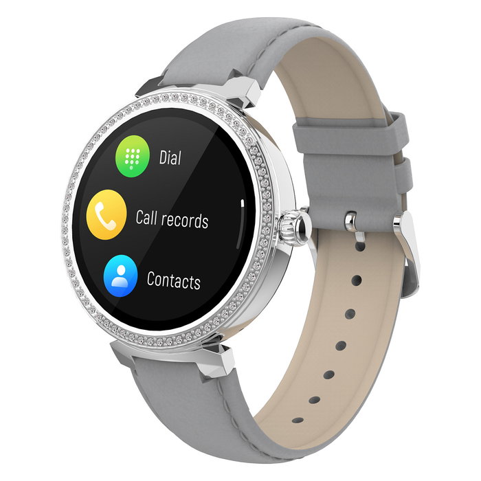 Denver Smartwatch SWC-342 Reloj Inteligente Pantalla Táctil Monitor de Frecuencia Cardíaca Plata Gris