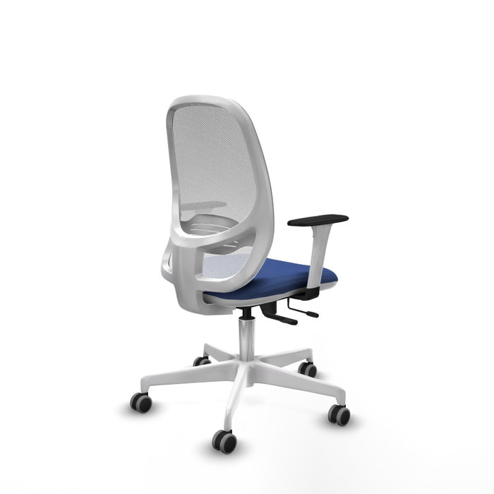 PIQUERAS Y CRESPO Silla de oficina Cilanco Azul marino y Blanco