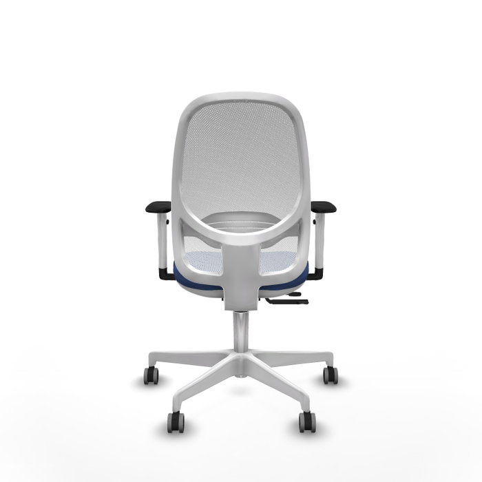 PIQUERAS Y CRESPO Silla de oficina Cilanco Azul marino y Blanco