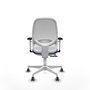 PIQUERAS Y CRESPO Silla de oficina Cilanco Azul marino y Blanco