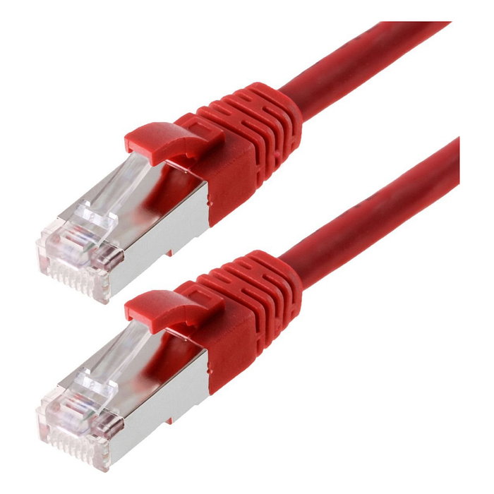 Helos Cable de parcheo Cat.5e SF/UTP AWG 26 rojo 5,0 m Helos Cable de parcheo Cat.5e SF/UTP AWG 26 rojo 5,0 m