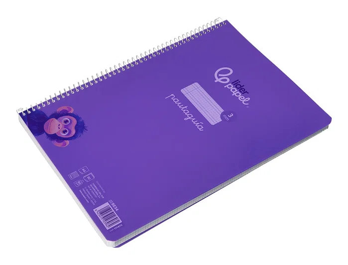 Liderpapel Cuaderno Espiral A4 Pautaguía Lila Liderpapel Cuaderno Espiral A4 Pautaguía Lila