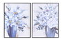 DKD Home Decor Cuadro Lienzo Florero Surtido de 2 Unidades
