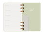 Moleskine DHSPK5212AMWH3Y26 Agenda 12M Espiral Académica L (13 x 21 cm) Kiwi Tapa Dura Semanal-Mensual