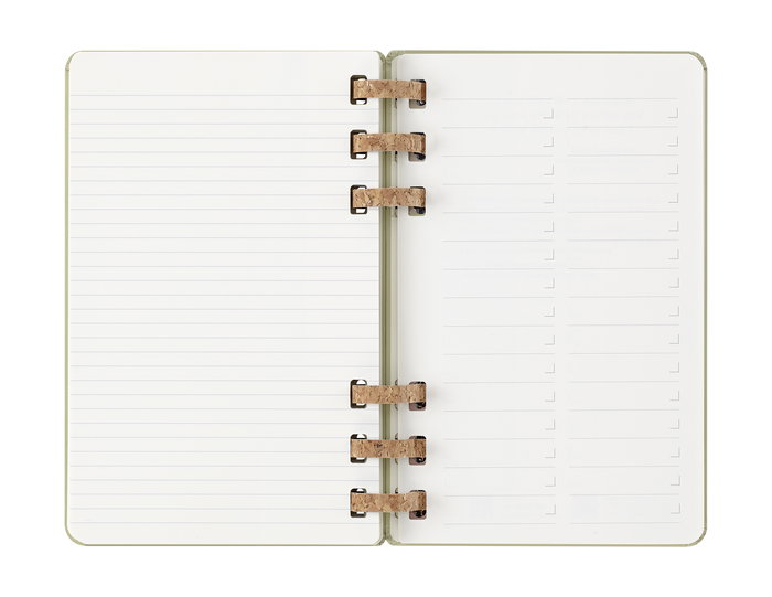 Moleskine DHSPK5212AMWH3Y26 Agenda 12M Espiral Académica L (13 x 21 cm) Kiwi Tapa Dura Semanal-Mensual