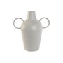 DKD Home Decor Jarrón de Metal Blanco 33,5x20x36 cm