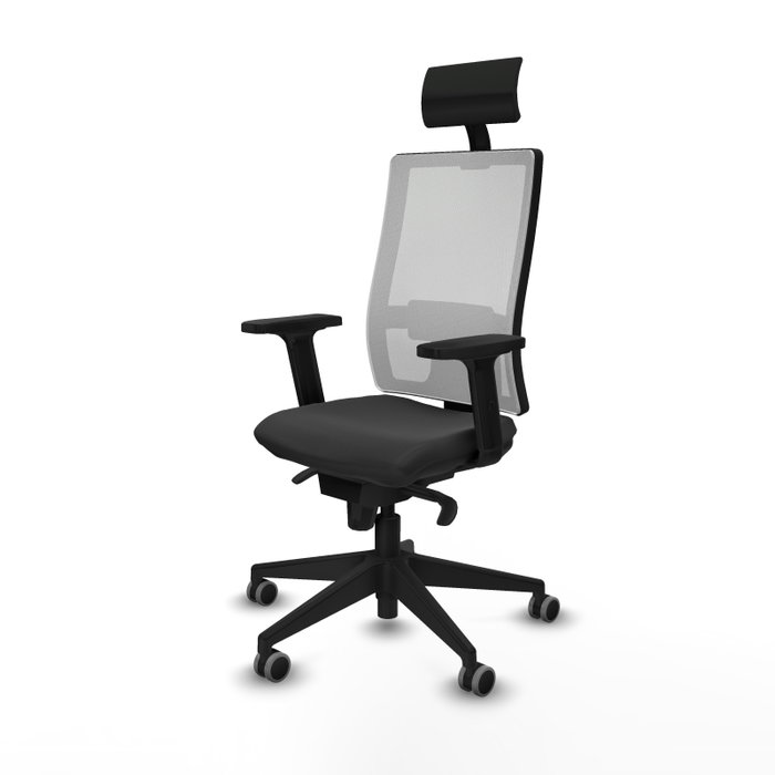 PIQUERAS Y CRESPO Silla de oficina Horna Gris oscuro y Blanco PIQUERAS Y CRESPO Silla de oficina Horna Gris oscuro y Blanco