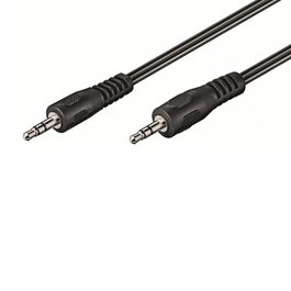 Ewent Cable de Audio Estéreo Jack 3,5mm Negro 5m