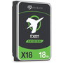 SEAGATE Exos X18 18TB HDD SATA 6Gb/s 7200RPM 256MB caché 3.5" SED 512e/4KN BLK para Servidor/Estación de trabajo