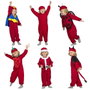 My Other Me Disfraz Quick 'N' Fun Red Talla 5-6 Años Mono Gorro Accesorios Textiles