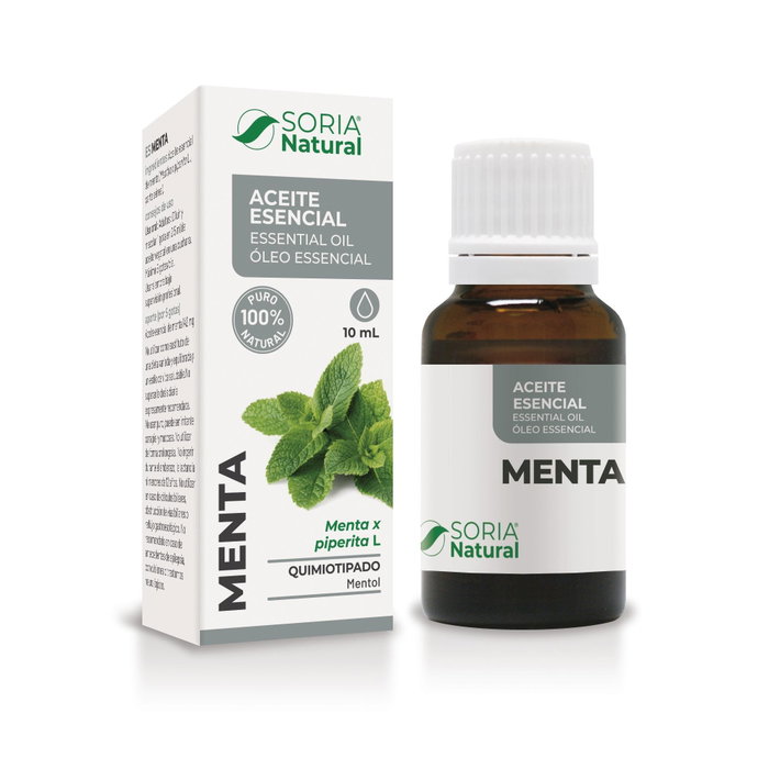 SORIA NATURAL Aceite Esencial de Menta Quimiotipado 10 ml SORIA NATURAL Aceite Esencial de Menta Quimiotipado 10 ml