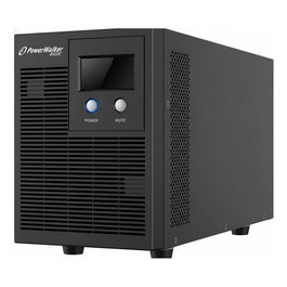 PowerWalker Basic VI 3000 STL - SAI/UPS Línea Interactiva 3000VA/3kVA 1800W, Pseudo Sine, AVR, Bypass, 4 Salidas AC, Puerto USB, Batería 7Ah, Torre Negra