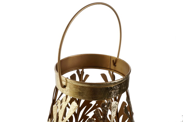DKD Home Decor Farola Dorada Metal 25 x 42 x 25 cm