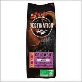 DESTINATION Café Colombia 100% Arabica Molido 250Gr. Bio Sabor Equilibrado Intensidad 7/10