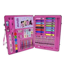 Cerdá Set Papelería Coloreable Maletín Minnie Mouse 30.0 x 27.0 x 4.0 cm Edad Recomendada 2-8 Años