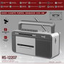 SAMI Radio Cassete AC/DC con Grabador USB, 2 Bandas (AM/FM)