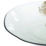 Ixia Centro de Mesa de Cristal Dorado 29 x 29 x 5 cm