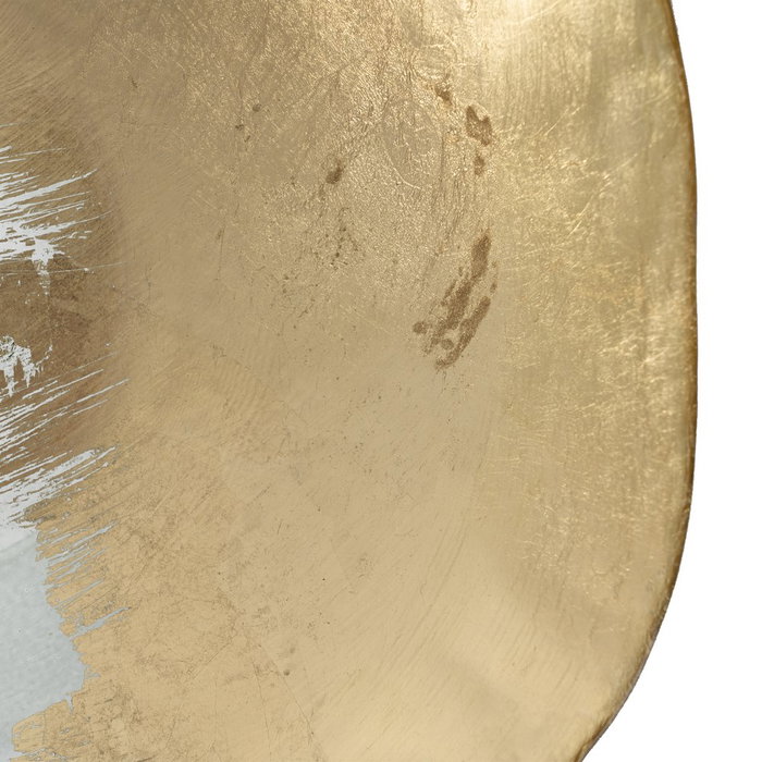 Centro Mesa Dorado Cristal Decoración 29 X 29 X 5 cm