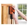 Black+Decker Lijadora Orbital 1/3 Hoja 240W Velocidad Variable 15000rpm Órbita 2mm Almohadilla 91x189mm BLA5035048203330