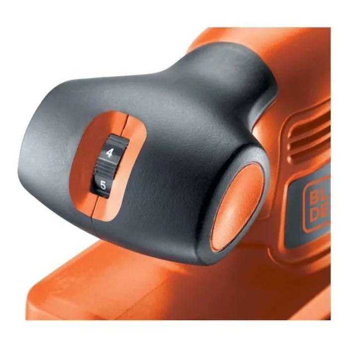 Black+Decker Lijadora Orbital 1/3 Hoja 240W Velocidad Variable 15000rpm Órbita 2mm Almohadilla 91x189mm BLA5035048203330