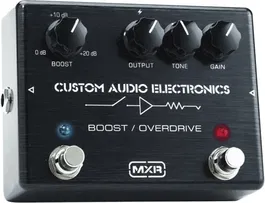 MXR Custom Audio Mxr Fx Boost/Overdrive Pedal