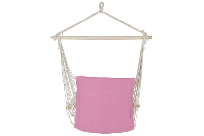 DKD Home Decor Silla Colgante para Terraza y Jardín Rosa 54 x 100 x 97 cm DKD Home Decor Silla Colgante para Terraza y Jardín Rosa 54 x 100 x 97 cm