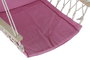DKD Home Decor Silla Colgante para Terraza y Jardín Rosa 54 x 100 x 97 cm