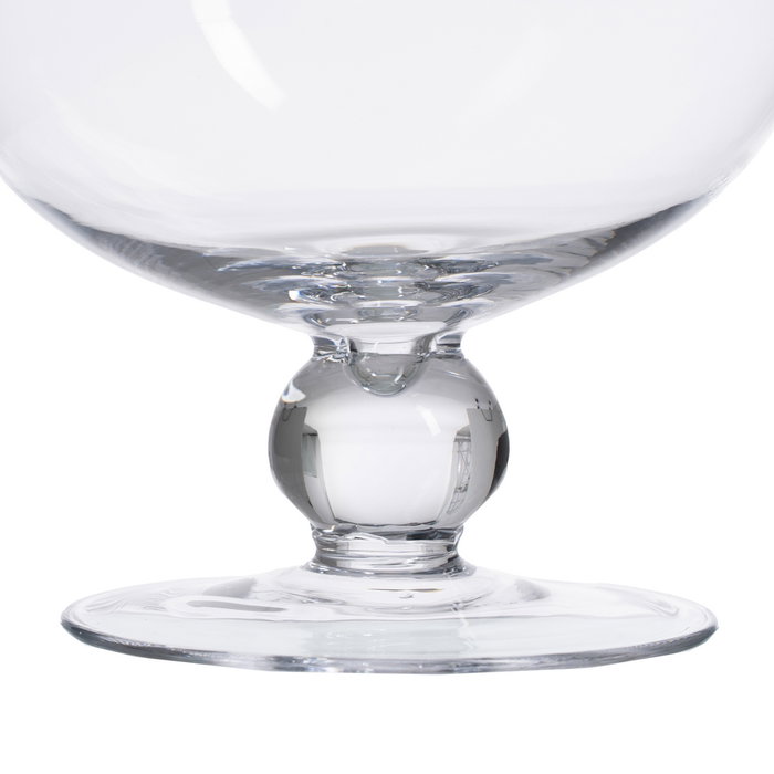 Ixia Copa de Decoración Transparente de Cristal 25 x 25 x 29 cm