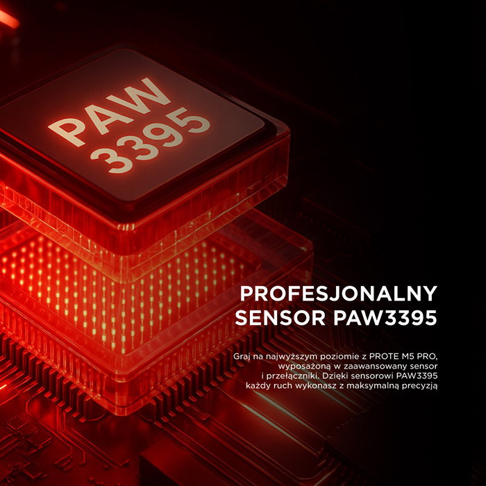 Rampage Prote M5 Pro Ratón Inalámbrico 26000 DPI RGB LED 1kHz Blanco