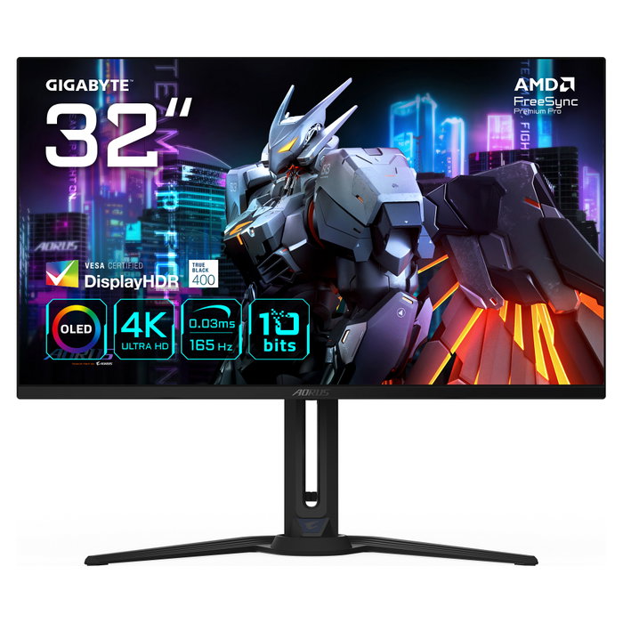 Gigabyte AORUS FO32U EK Monitor Gaming OLED 32 pulg 4K UHD 165Hz