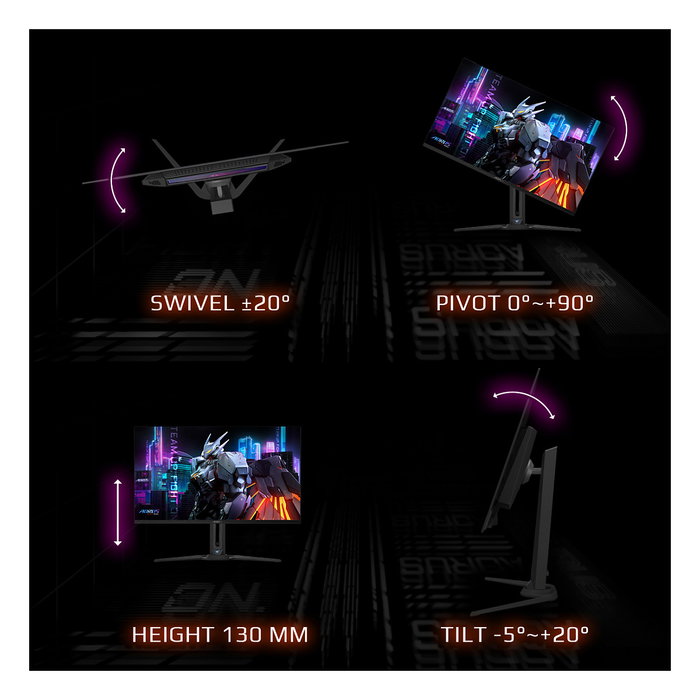 Gigabyte AORUS FO32U EK Monitor Gaming OLED 32 pulg 4K UHD 165Hz