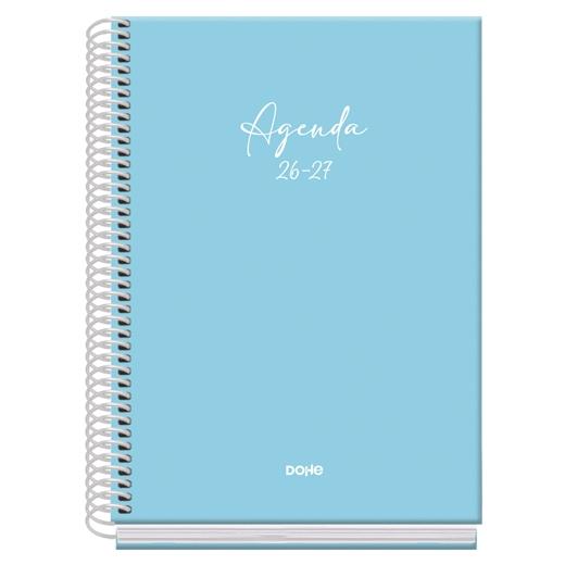 Dohe Basic Serenity Agenda Escolar A5 Espiral Cartón Forrado Azul 2026-2027 Dohe Basic Serenity Agenda Escolar A5 Espiral Cartón Forrado Azul 2026-2027
