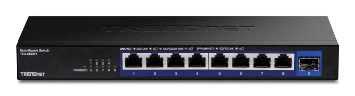 TRENDnet TEG-S5091 Switch de 9 puertos 2.5G con puerto 10G SFP+