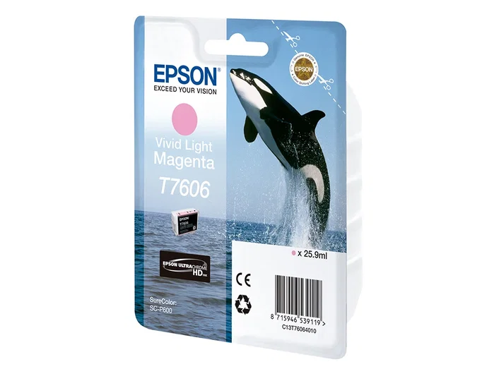 Epson Cartucho de tinta Vivid Light Magenta para SureColor SC-P600