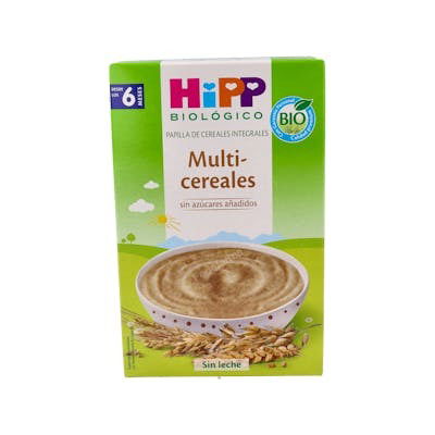 HIPP Papilla Multicereales Bio S/A para Bebés a Partir de 6 Meses, 400Gr HIPP Papilla Multicereales Bio S/A para Bebés a Partir de 6 Meses, 400Gr