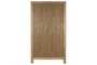 DKD Home Decor Armario Antik China Top Blanco 48 x 210 x 115 cm Olmo Macizo 2 Puertas