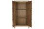 DKD Home Decor Armario Antik China Top Blanco 48 x 210 x 115 cm Olmo Macizo 2 Puertas