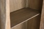 DKD Home Decor Armario Antik China Top Blanco 48 x 210 x 115 cm Olmo Macizo 2 Puertas
